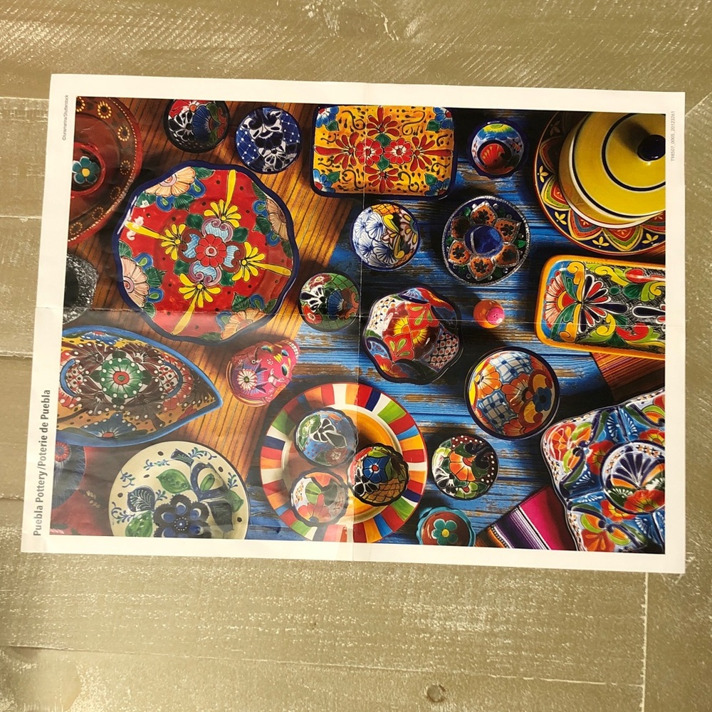 Big Ben Luxe 1000 Piece Puzzle Puebla Pottery - Picture 7 of 9